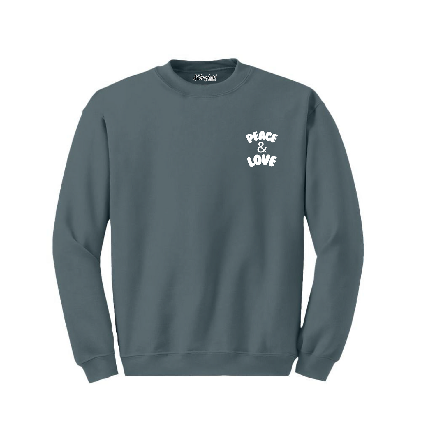 Peace & Love - Crewneck Sweatshirt