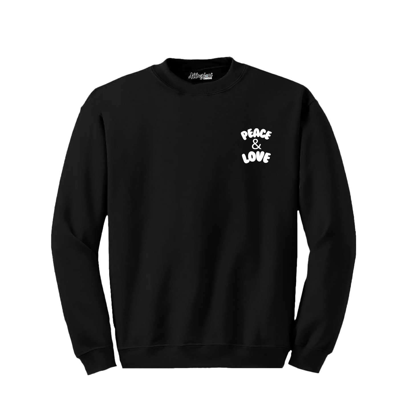 Peace & Love - Crewneck Sweatshirt