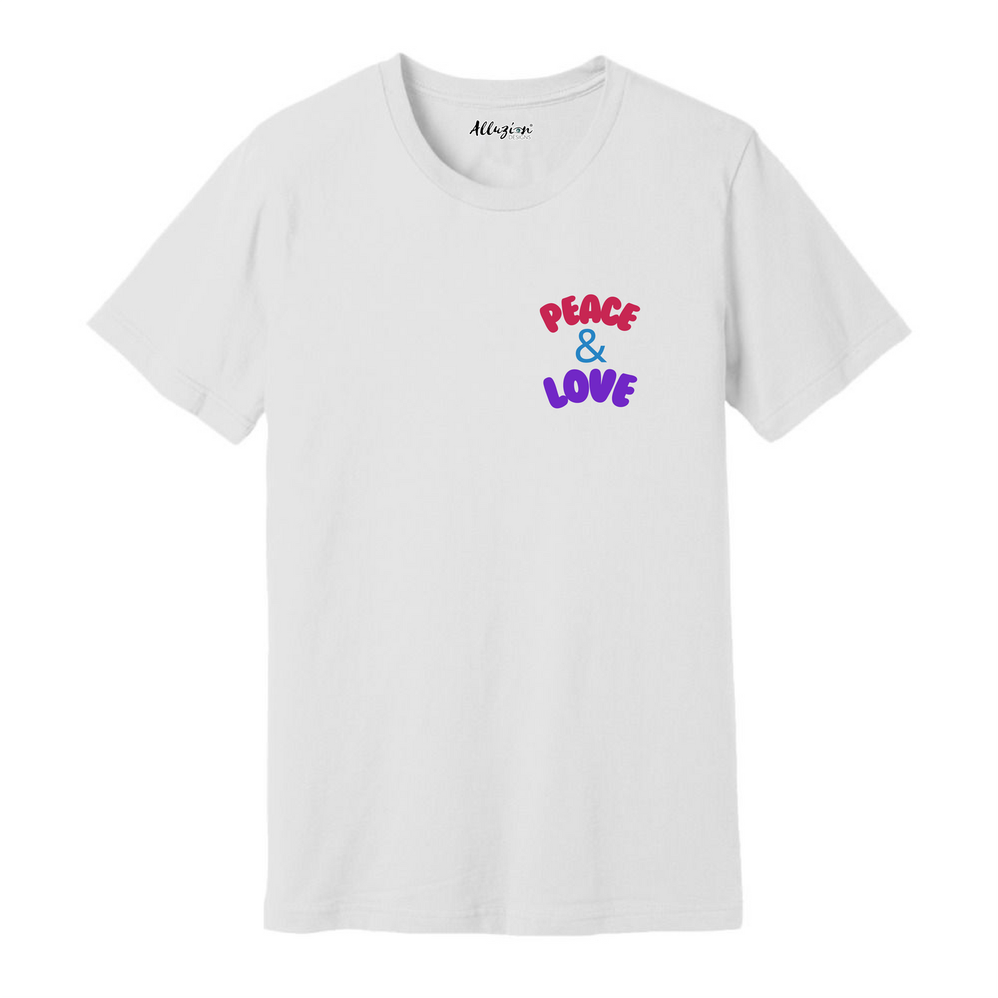 Peace & Love - Unisex T-Shirt Colored Edition