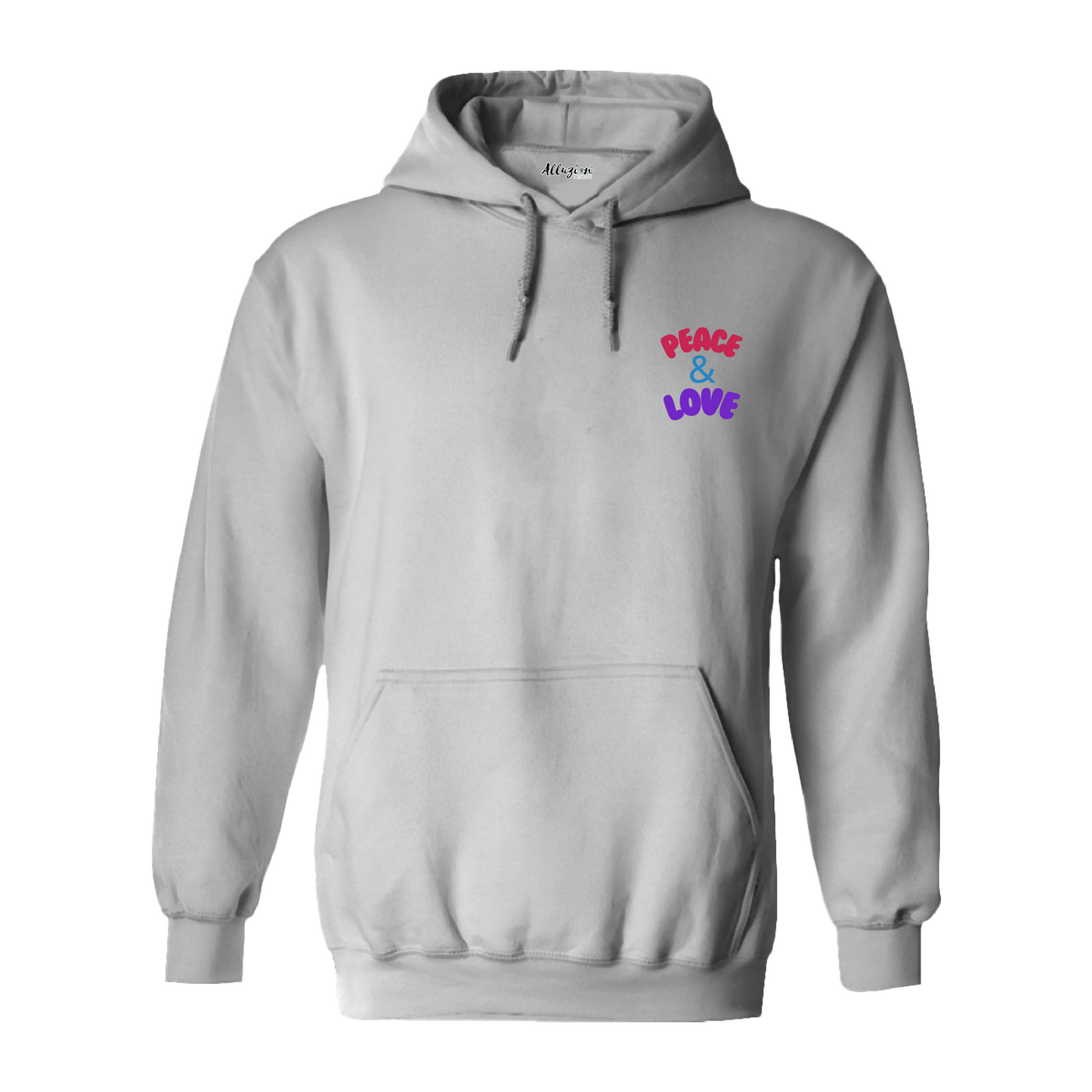 Peace & Love - Gildan Hoodies Colored Edition