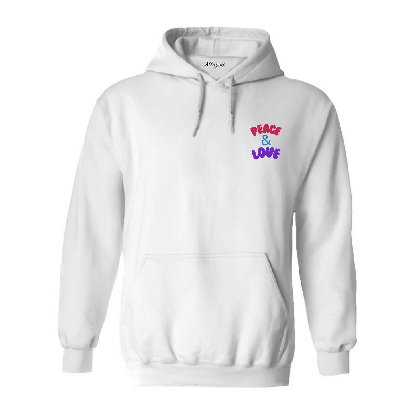 Peace & Love - Gildan Hoodies Colored Edition