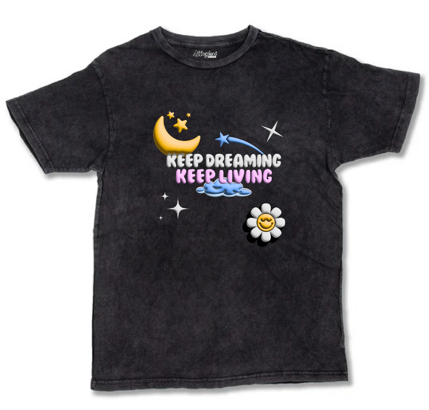 Keep Dreaming - Puff Print Vintage Tees